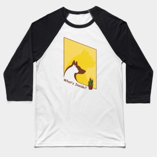 Cat And Dog: What's Inside Baseball T-Shirt